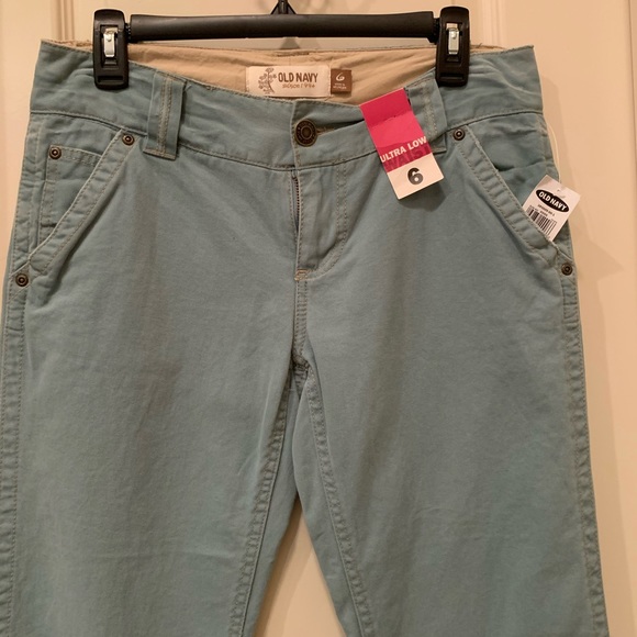 Old Navy Blue (Steel Blue) Capri Jeans NWT Size 6 - Picture 2 of 7